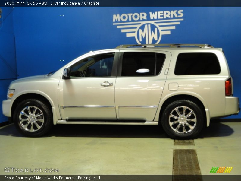 Silver Indulgence / Graphite 2010 Infiniti QX 56 4WD