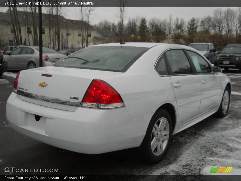 Summit White / Neutral 2011 Chevrolet Impala LT