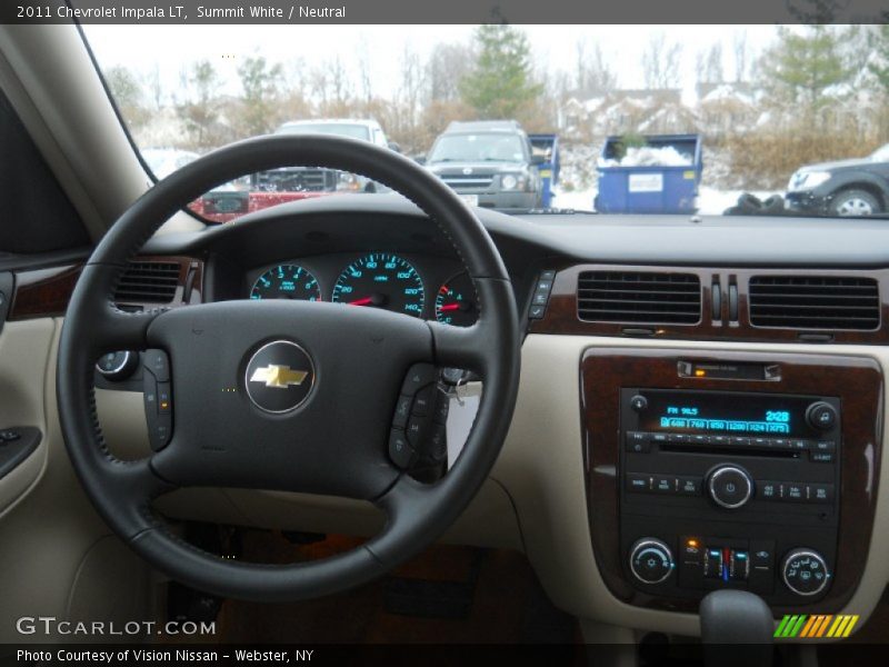 Summit White / Neutral 2011 Chevrolet Impala LT