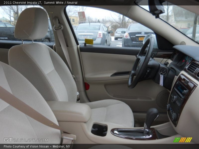 Summit White / Neutral 2011 Chevrolet Impala LT