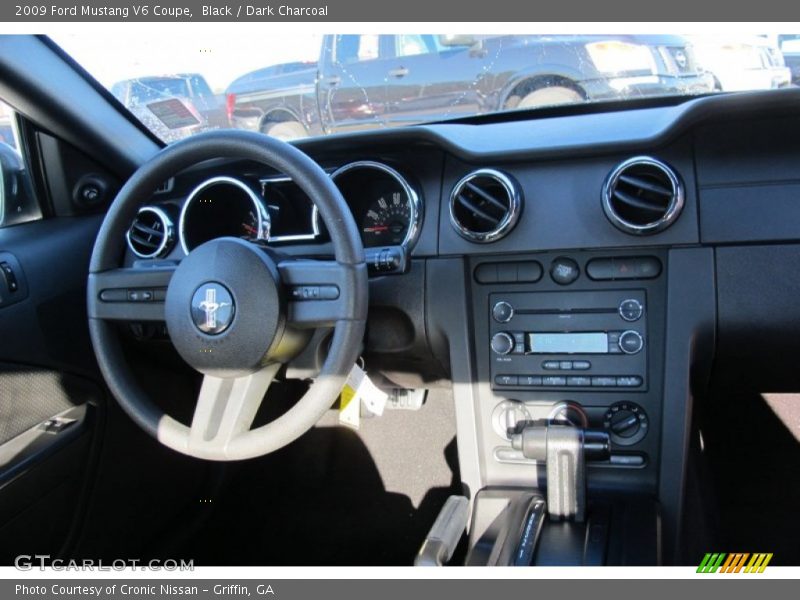 Black / Dark Charcoal 2009 Ford Mustang V6 Coupe