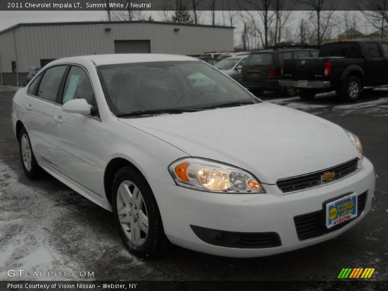 Summit White / Neutral 2011 Chevrolet Impala LT