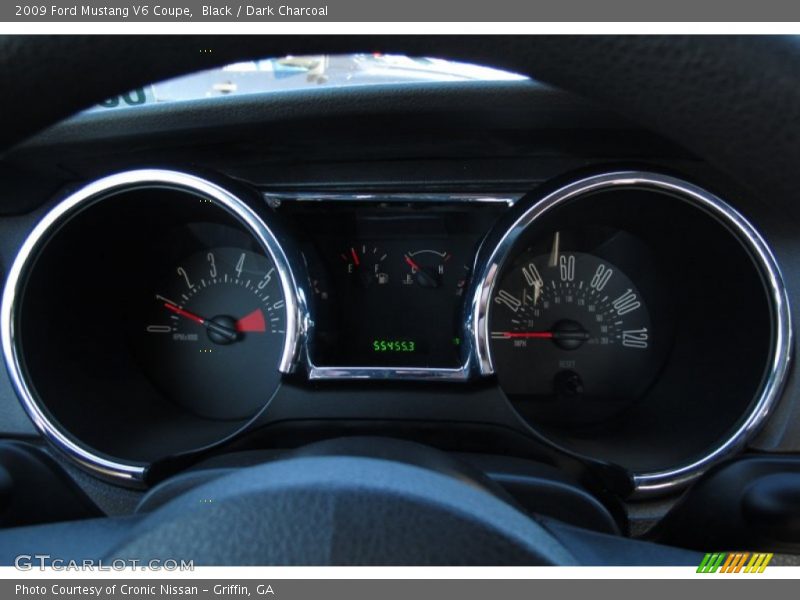 Black / Dark Charcoal 2009 Ford Mustang V6 Coupe