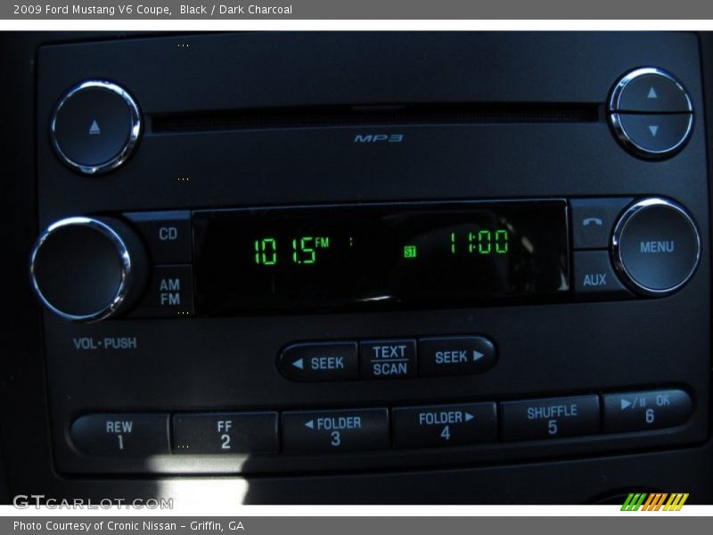 Black / Dark Charcoal 2009 Ford Mustang V6 Coupe