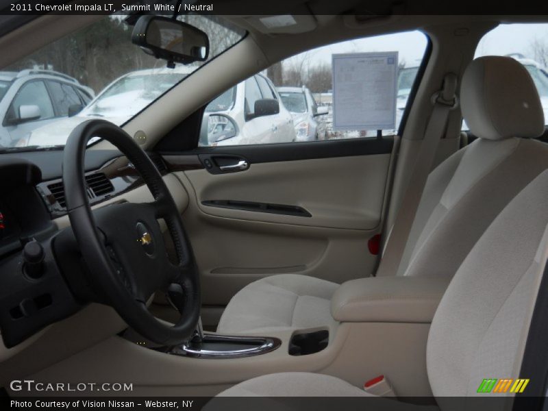 Summit White / Neutral 2011 Chevrolet Impala LT