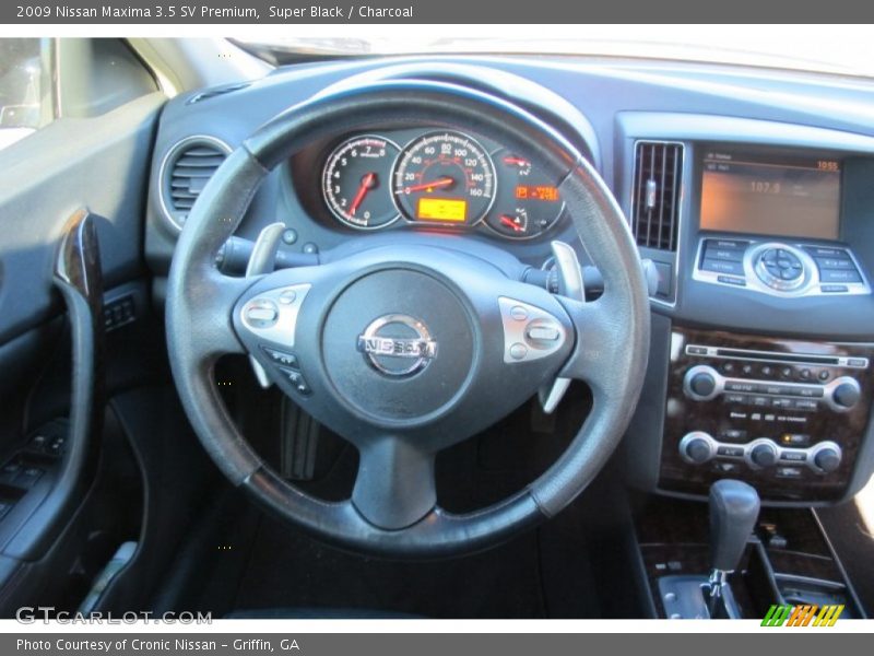 Super Black / Charcoal 2009 Nissan Maxima 3.5 SV Premium