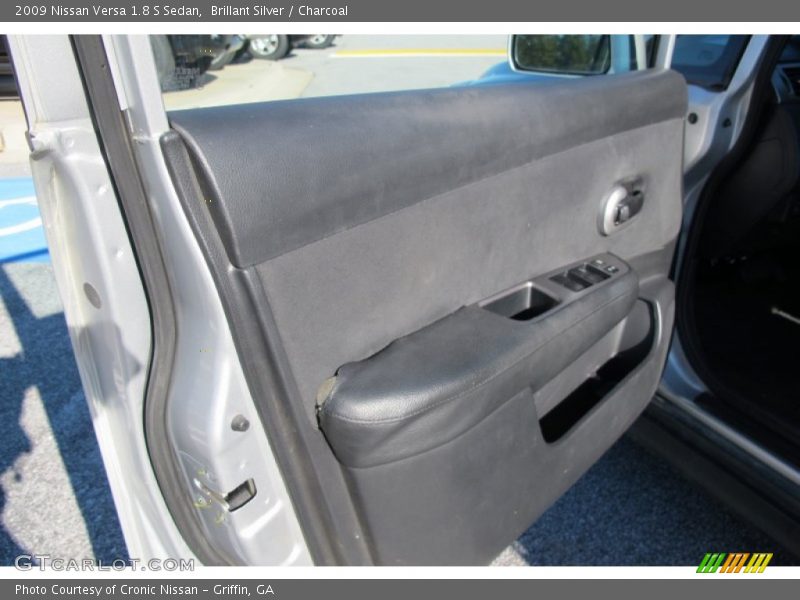Brillant Silver / Charcoal 2009 Nissan Versa 1.8 S Sedan