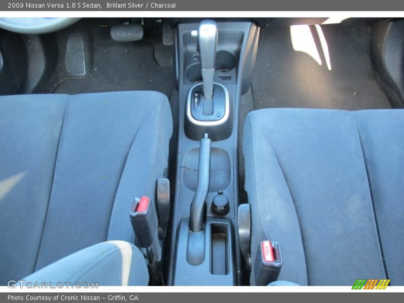 Brillant Silver / Charcoal 2009 Nissan Versa 1.8 S Sedan