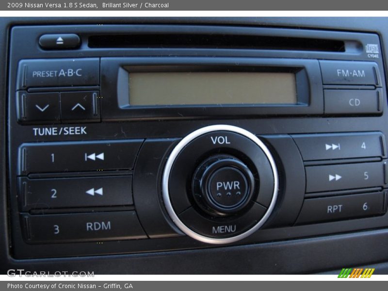 Brillant Silver / Charcoal 2009 Nissan Versa 1.8 S Sedan