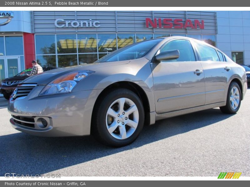 Pebble Beach Metallic / Blond 2008 Nissan Altima 2.5 S