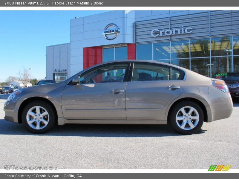 Pebble Beach Metallic / Blond 2008 Nissan Altima 2.5 S