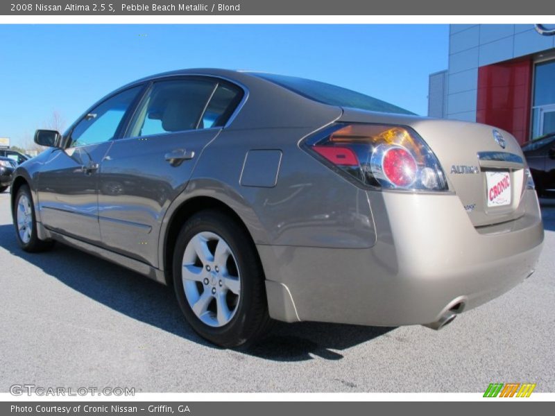 Pebble Beach Metallic / Blond 2008 Nissan Altima 2.5 S