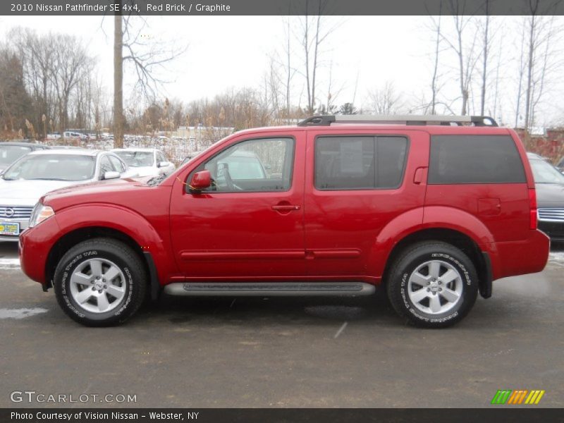 Red Brick / Graphite 2010 Nissan Pathfinder SE 4x4