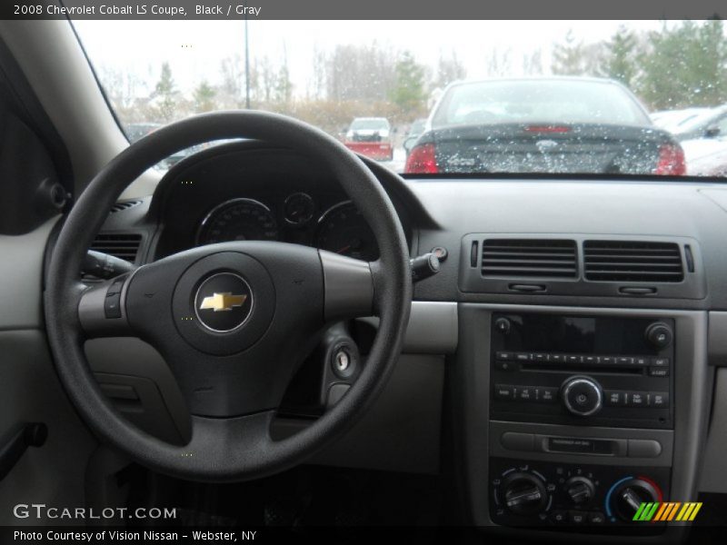 Black / Gray 2008 Chevrolet Cobalt LS Coupe