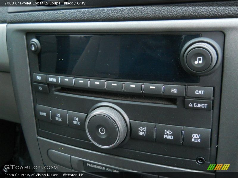 Black / Gray 2008 Chevrolet Cobalt LS Coupe