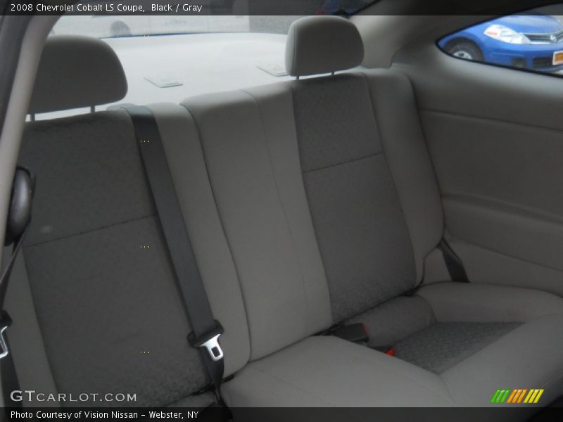 Black / Gray 2008 Chevrolet Cobalt LS Coupe