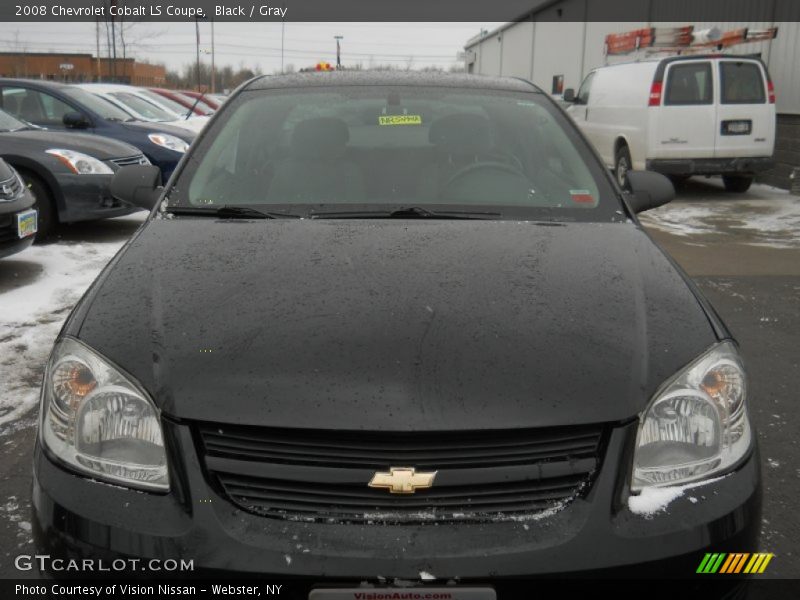 Black / Gray 2008 Chevrolet Cobalt LS Coupe