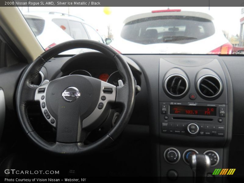 Silver Ice Metallic / Black 2008 Nissan Rogue SL AWD