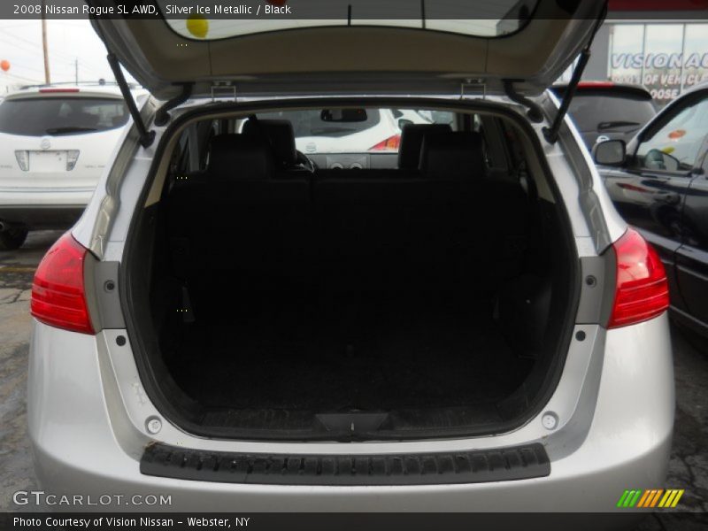 Silver Ice Metallic / Black 2008 Nissan Rogue SL AWD