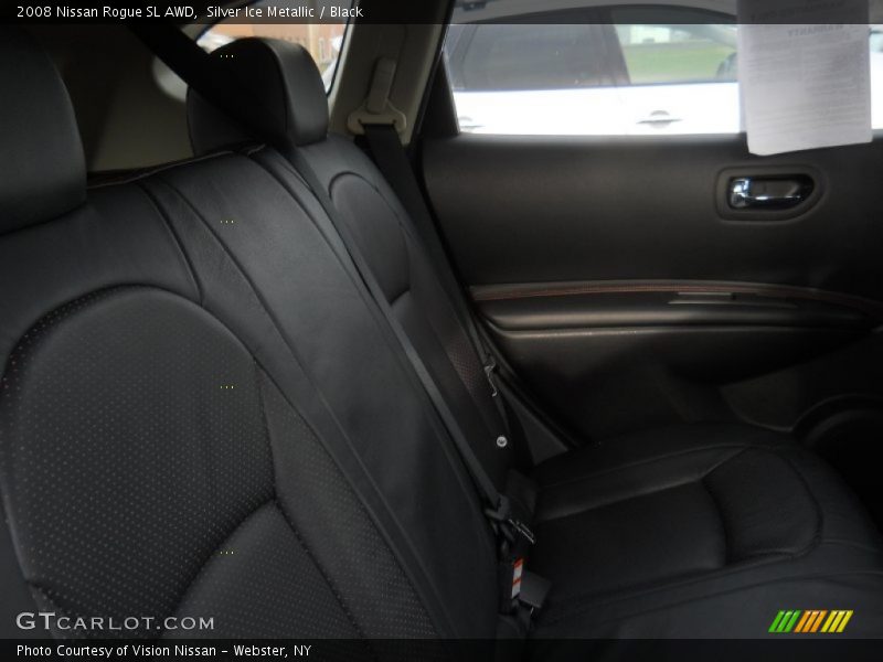 Silver Ice Metallic / Black 2008 Nissan Rogue SL AWD