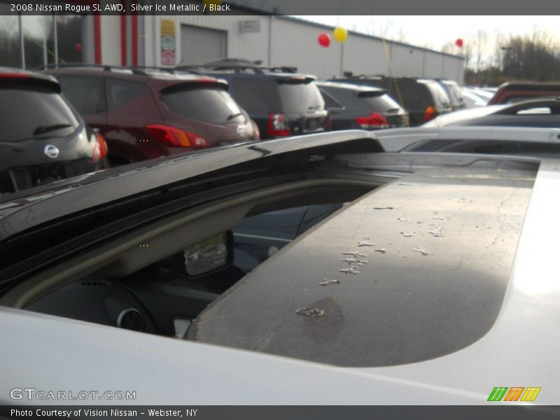 Silver Ice Metallic / Black 2008 Nissan Rogue SL AWD