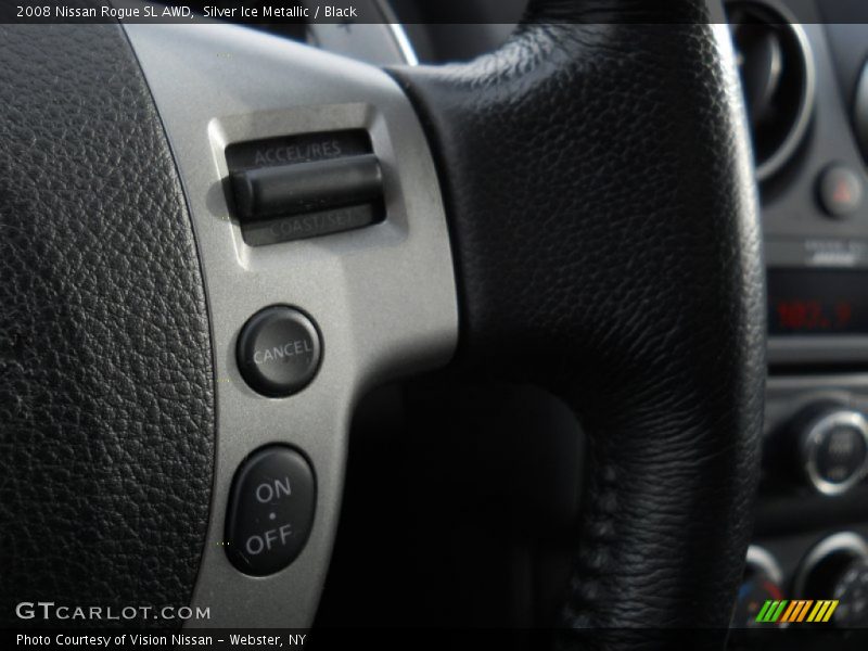 Silver Ice Metallic / Black 2008 Nissan Rogue SL AWD