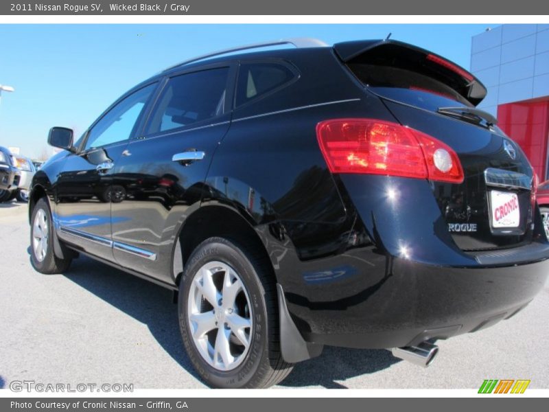 Wicked Black / Gray 2011 Nissan Rogue SV