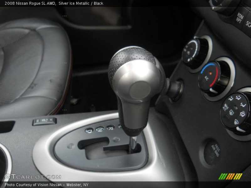 Silver Ice Metallic / Black 2008 Nissan Rogue SL AWD