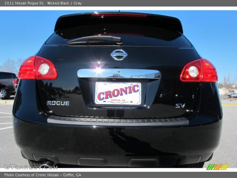 Wicked Black / Gray 2011 Nissan Rogue SV
