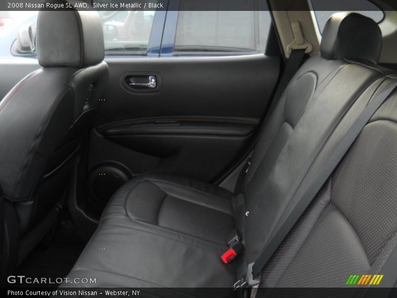 Silver Ice Metallic / Black 2008 Nissan Rogue SL AWD
