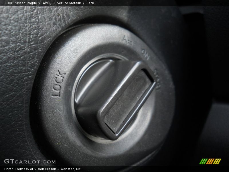 Silver Ice Metallic / Black 2008 Nissan Rogue SL AWD