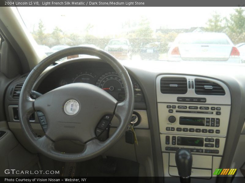 Light French Silk Metallic / Dark Stone/Medium Light Stone 2004 Lincoln LS V8