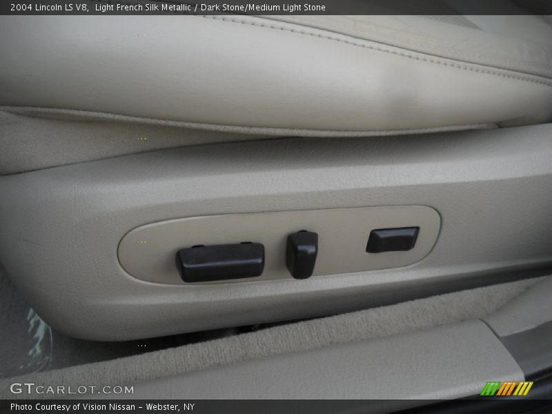Light French Silk Metallic / Dark Stone/Medium Light Stone 2004 Lincoln LS V8