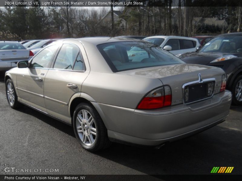 Light French Silk Metallic / Dark Stone/Medium Light Stone 2004 Lincoln LS V8