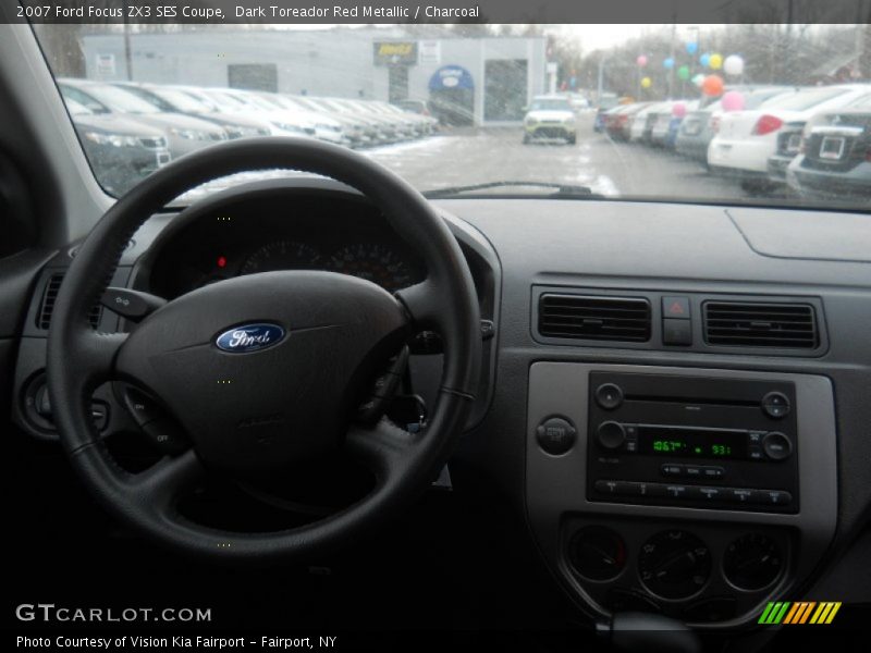 Dark Toreador Red Metallic / Charcoal 2007 Ford Focus ZX3 SES Coupe