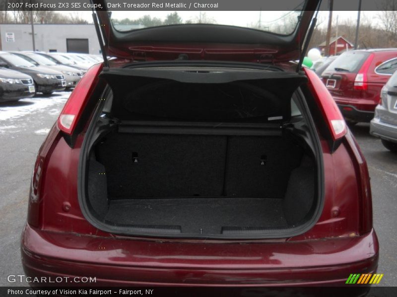 Dark Toreador Red Metallic / Charcoal 2007 Ford Focus ZX3 SES Coupe