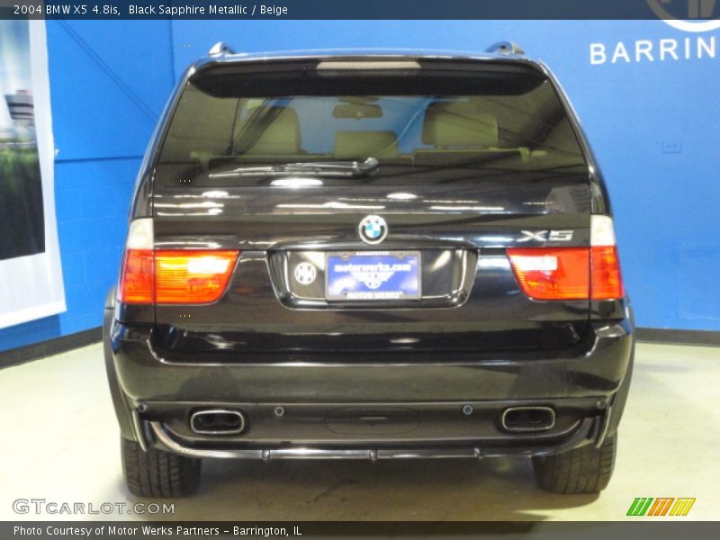 Black Sapphire Metallic / Beige 2004 BMW X5 4.8is