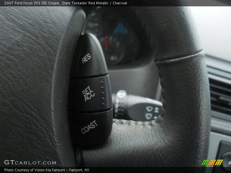 Dark Toreador Red Metallic / Charcoal 2007 Ford Focus ZX3 SES Coupe