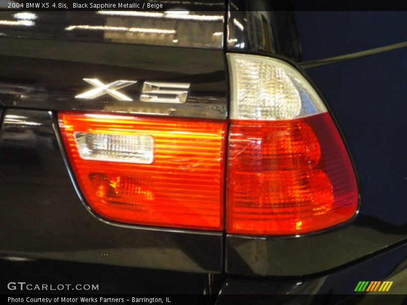 Black Sapphire Metallic / Beige 2004 BMW X5 4.8is