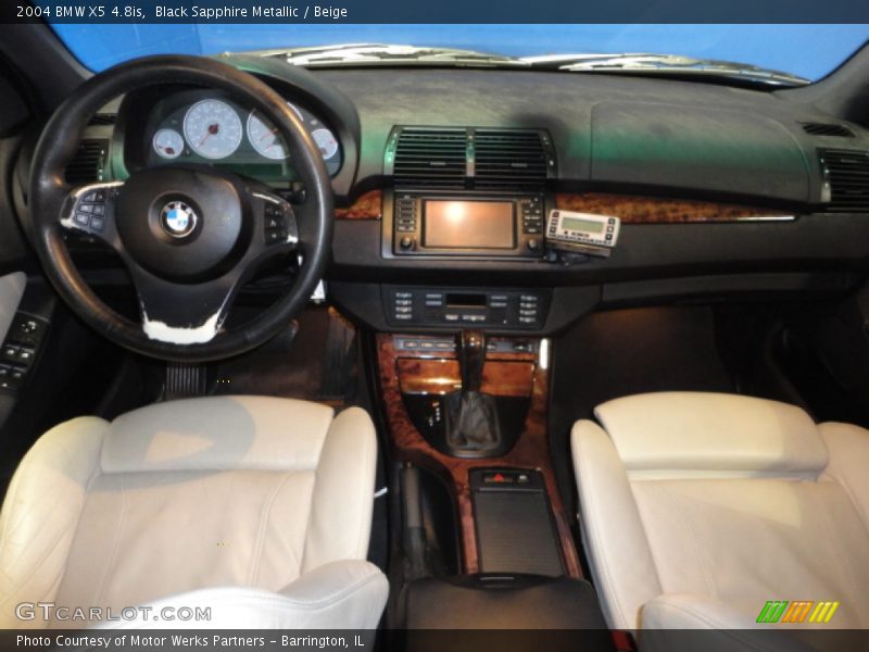 Black Sapphire Metallic / Beige 2004 BMW X5 4.8is