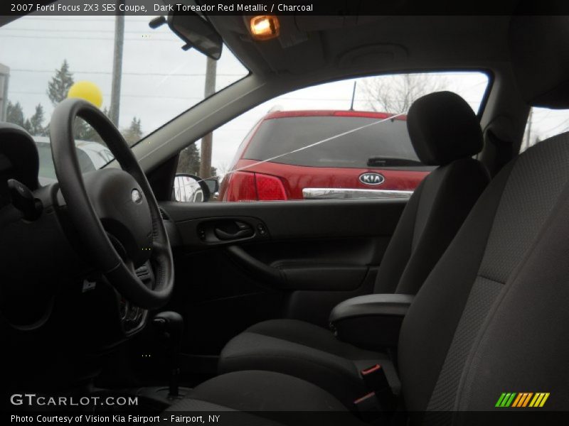 Dark Toreador Red Metallic / Charcoal 2007 Ford Focus ZX3 SES Coupe