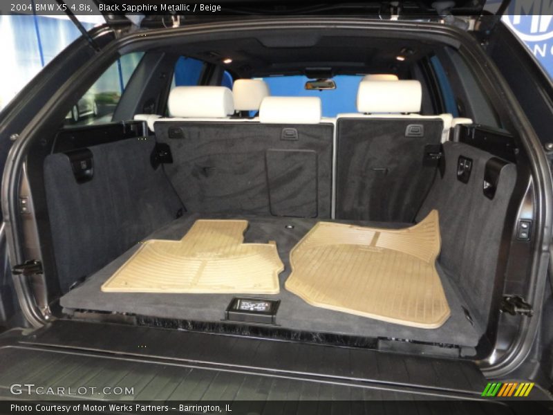 Black Sapphire Metallic / Beige 2004 BMW X5 4.8is