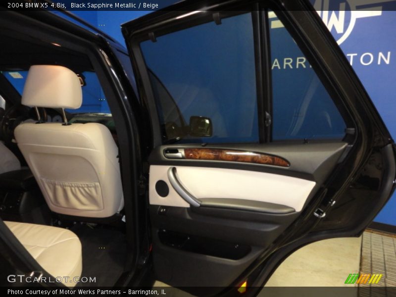 Black Sapphire Metallic / Beige 2004 BMW X5 4.8is