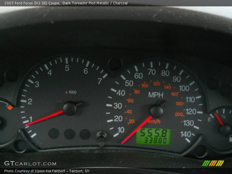 Dark Toreador Red Metallic / Charcoal 2007 Ford Focus ZX3 SES Coupe