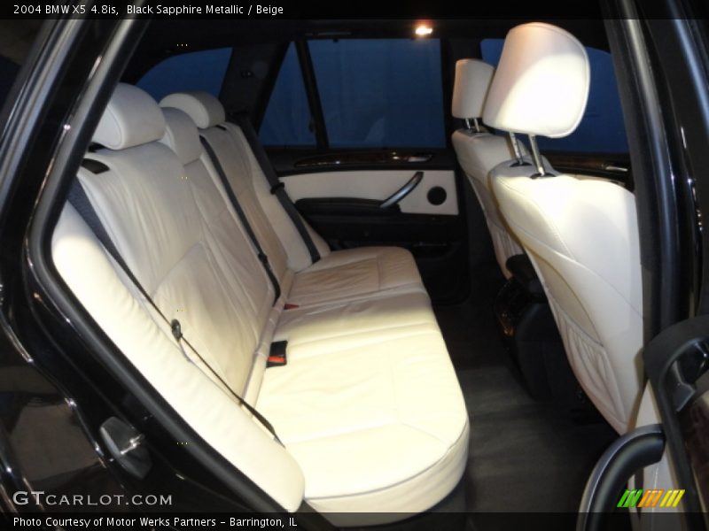 Black Sapphire Metallic / Beige 2004 BMW X5 4.8is