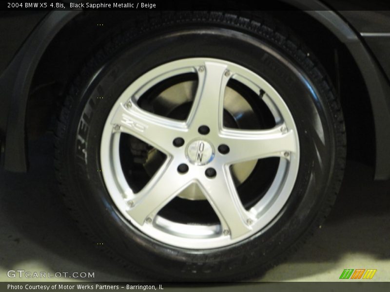 Black Sapphire Metallic / Beige 2004 BMW X5 4.8is