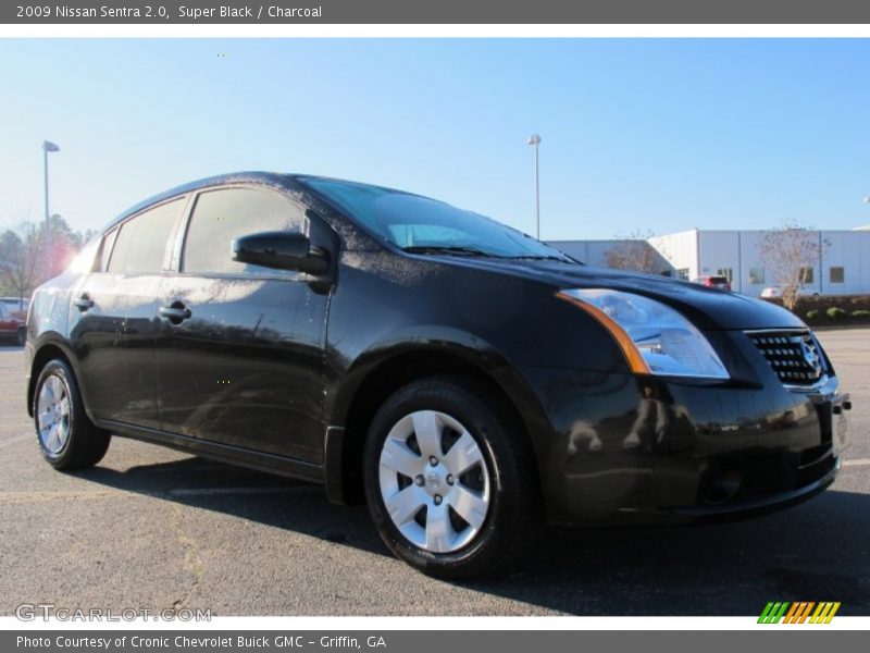 Super Black / Charcoal 2009 Nissan Sentra 2.0
