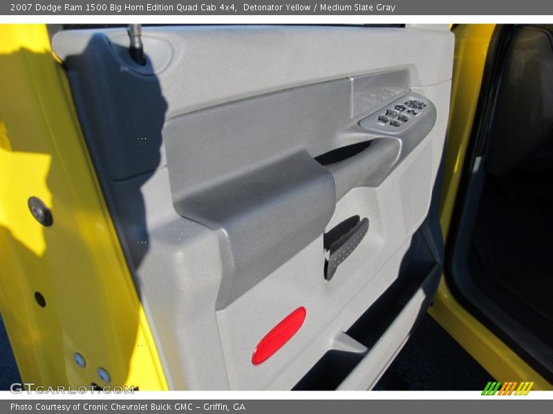Detonator Yellow / Medium Slate Gray 2007 Dodge Ram 1500 Big Horn Edition Quad Cab 4x4