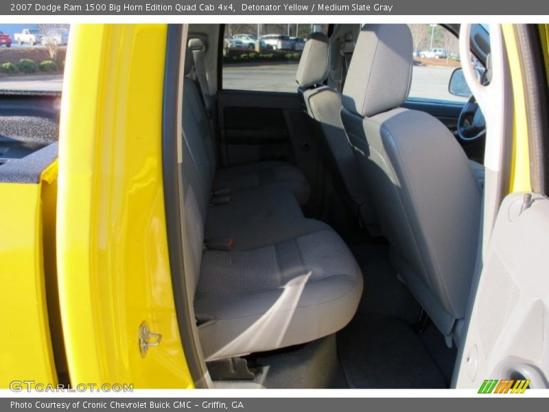Detonator Yellow / Medium Slate Gray 2007 Dodge Ram 1500 Big Horn Edition Quad Cab 4x4