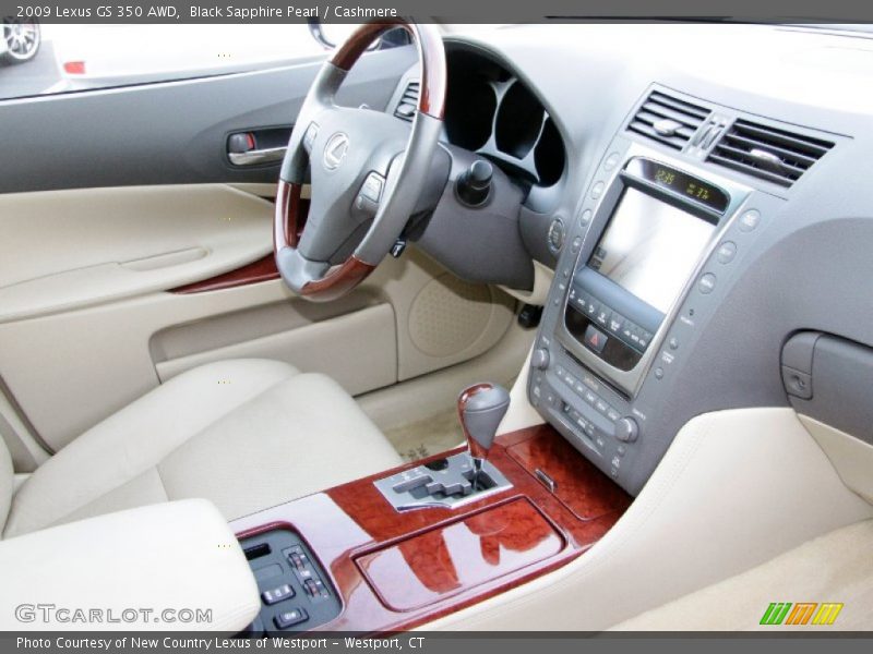 Black Sapphire Pearl / Cashmere 2009 Lexus GS 350 AWD